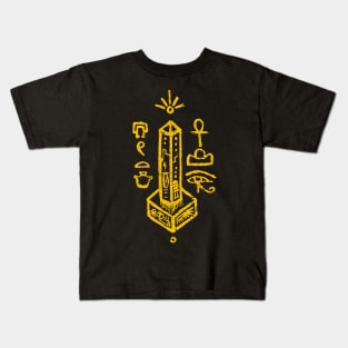 Ancient Symbols of Egypt Kids T-Shirt